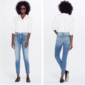 MOTHER denim the stunner ankle love experiment skinny jeans size 30